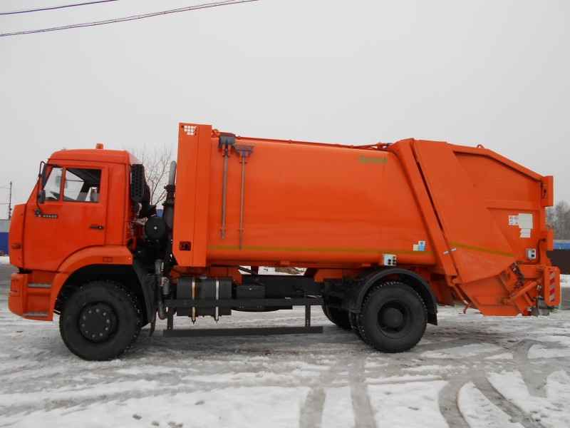 Камаз мусоровоз с задней